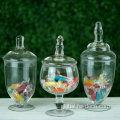 Cheap Price Mini Candy Jar Wholesale Candy Jar Apothecary Stem glass candy jar Supplier